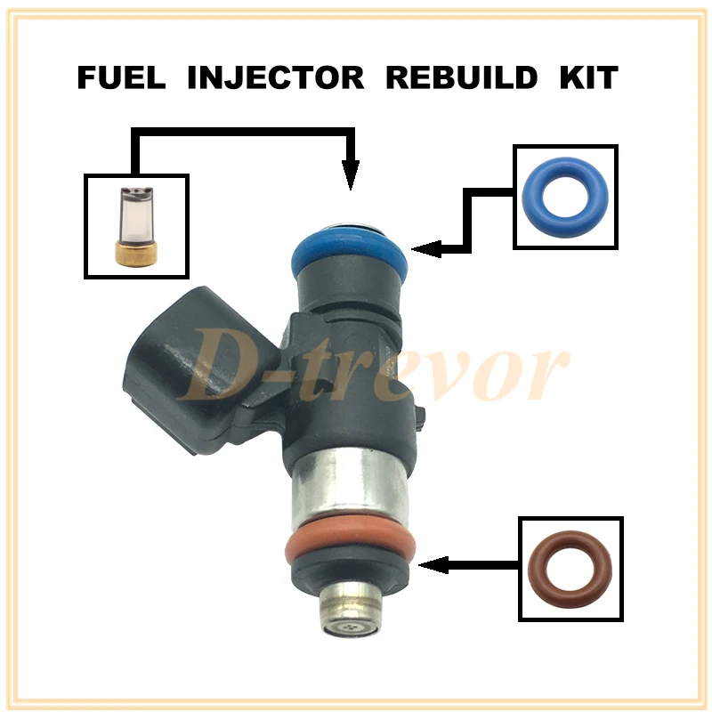 Fuel injector nozzle repair kit For Ford F150 Explorer Mustang Edge Flex Taurus Transit 0280158191