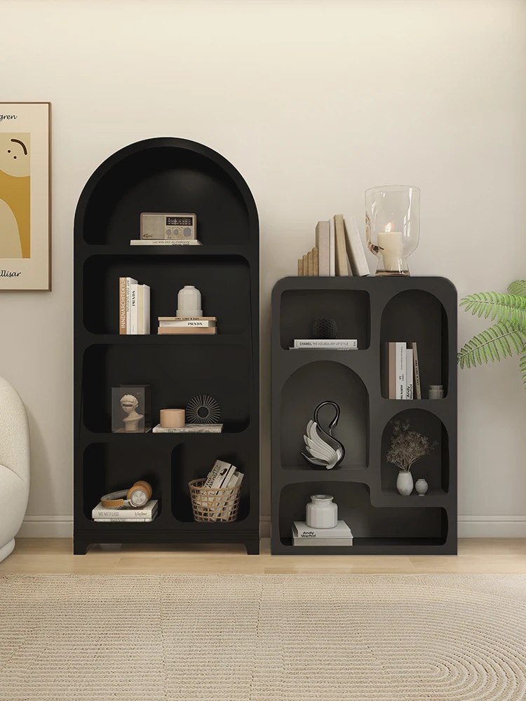 Arched cabinets, bookcases, lockers, cave cabinets, lattice cabinets, living rooms, Nordic cream display cases