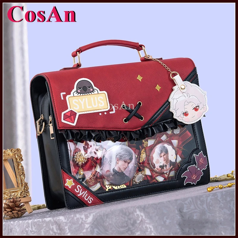 CosAn Game Love and Deepspace Sylus Cosplay Theme Impression Pack Daily Preppy Commuter Backpack Messenger Bag Lovely Itabag view 5