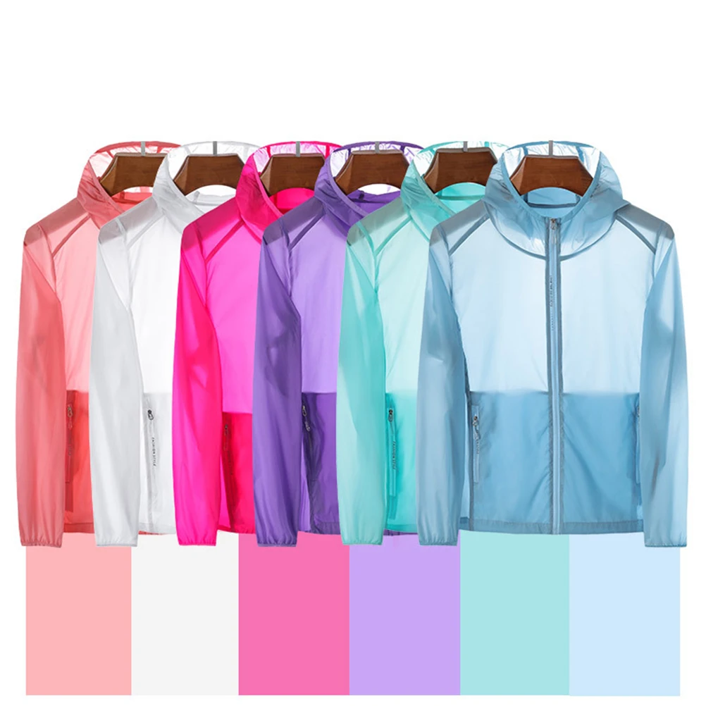 

Sun Protection Clothing Anti-UV Coat Lightweight Waterproof Beach Clothes Sunscreen Portable Storage Sack Travel Daily Use