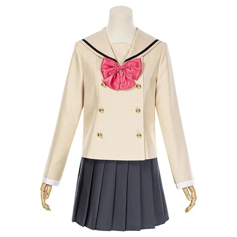 

qq38Gotou Bocchi The Rock Gotou Hitori Косплей Костюм JK Униформа Куртка Юбка Парик Костюм Хэллоуин Женская Одежда