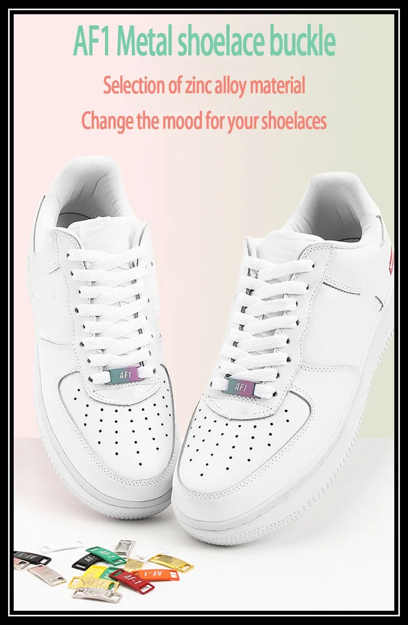 Neue AF1 Diamant Schuh Charms Mode Schnürsenkel Schnalle Qualität Metall Schnürsenkel Dekorationen Chapa Air Force One Schuhe Zubehör – Detail 1