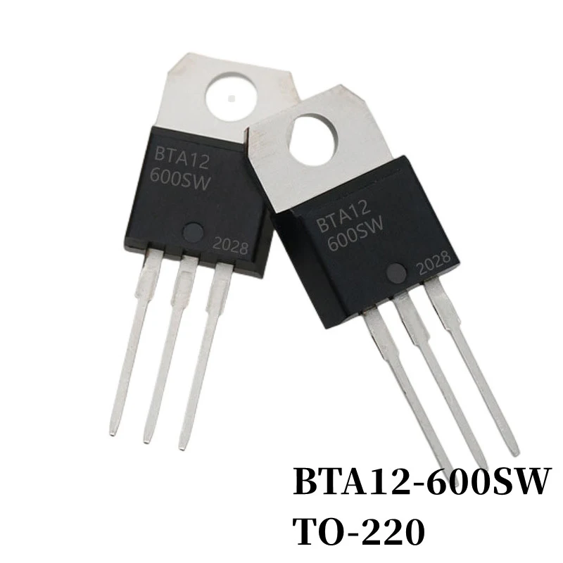 BTA12-600BW BTA12-600B, 5 ~ 500 buah BTA12-600TW BTA12-600C BTA12-600CW BTA12-600SW DIP Thyristor TO-220 12A/600V Triac Chip besar