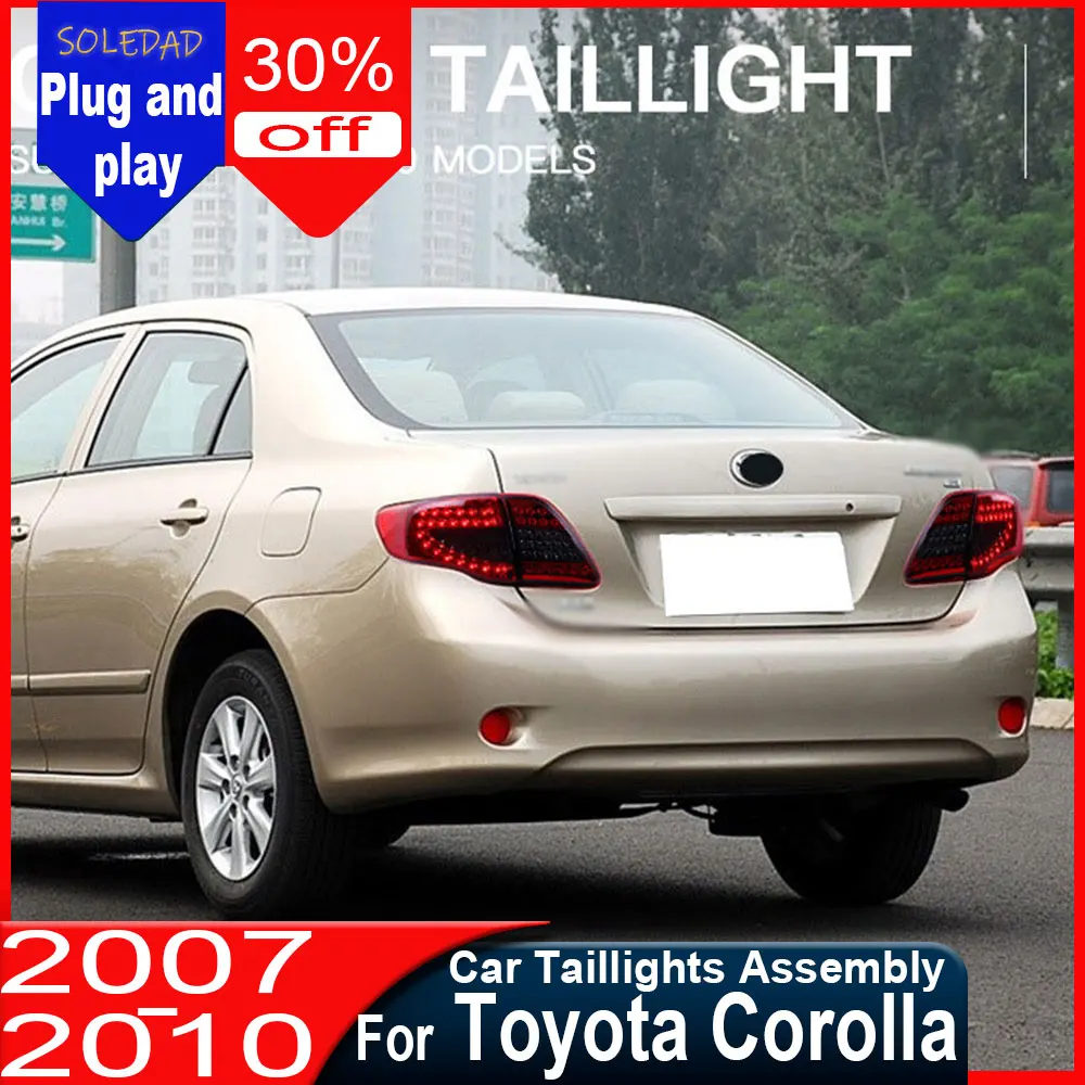 Car Taillight For Toyota Corolla 2007 2008 2009 2010 Car Accessories LED Trailer Lights Tail Lamp Rear Signal Automotive