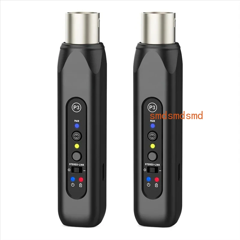 Receptor Bluetooth XLR Inalámbrico P3D Xvive, Receptor de Audio Bluetooth Inalámbrico P3D para Mezcladora, Sistemas de PA Activos, Sistema de DJ
