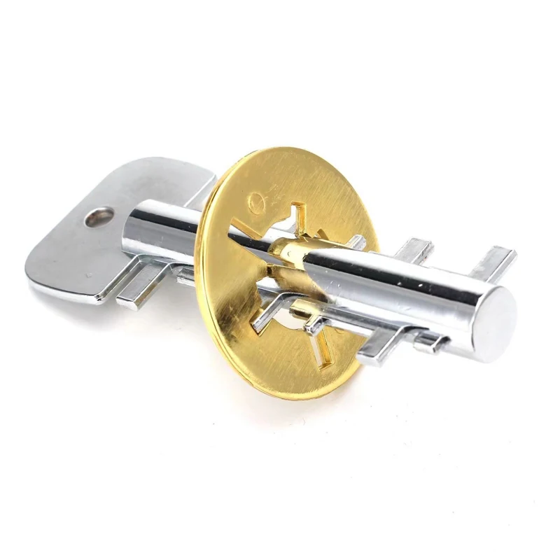 Classica serratura a chiave puzzle in metallo 3D sblocca rompicapo adulti adolescenti bambini IQ test logico giocattoli educativi giochi di smarrinamento