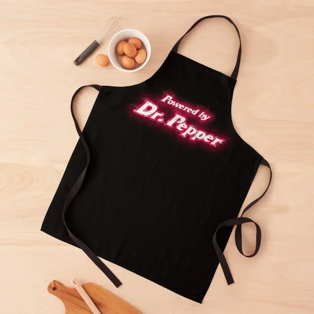 

Powered by Dr. Pepper 2 Apron esthetician Men gift Kitchens Men Apron