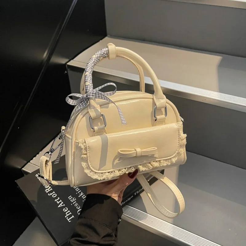 

Fashion Forward Leather Messenger Bag For Ladies, Luxury Brand Women's Handbag, Elegant Crossbody Shoulder By Popular Designer