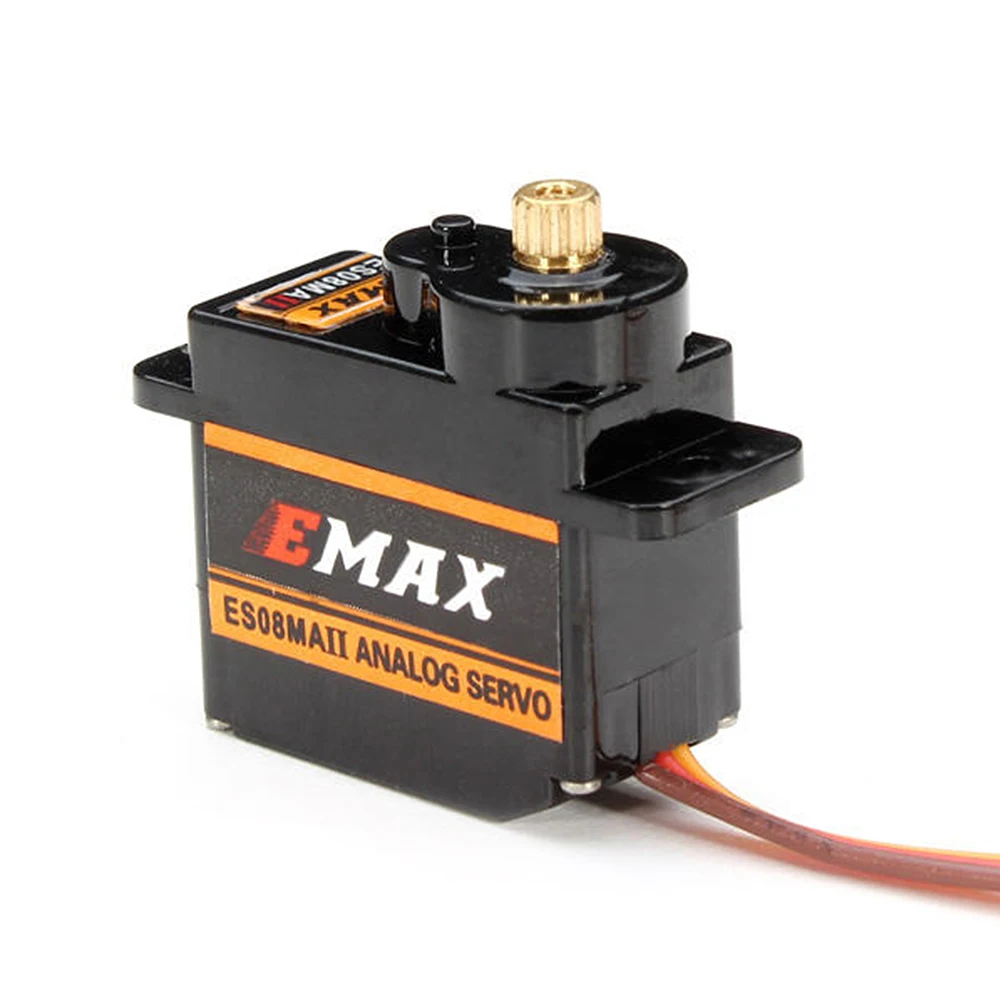 Emax ES08MA II Servo Motor SCX24 Servo 12G 15T Servo Gear Logam Mini untuk Upgrade Axial SCX24