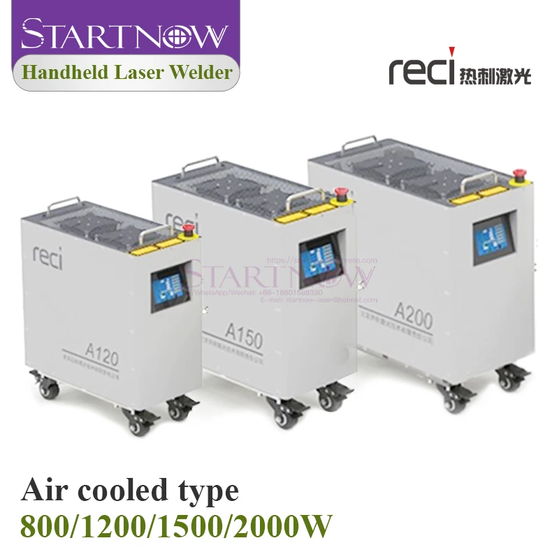 Startnow Reci 1500W Aircooled Handheld Laser Welding Machine with Touch Screen support Laser Spot Welding and Continuous Welding