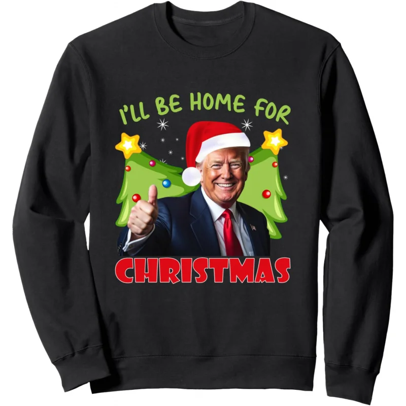 

I will bring Mr. Trump's oversized clothes and fun loose long sleeved sportswear home for Christmas