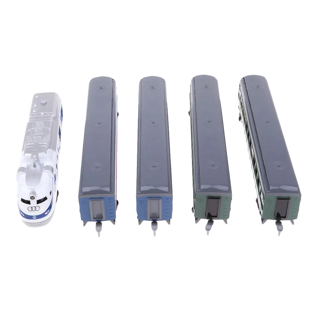 Hoge Simulatie 1:87 Trein Model Speelgoed Locomotief Rijtuigen Model Kinderen Speelgoed DIY