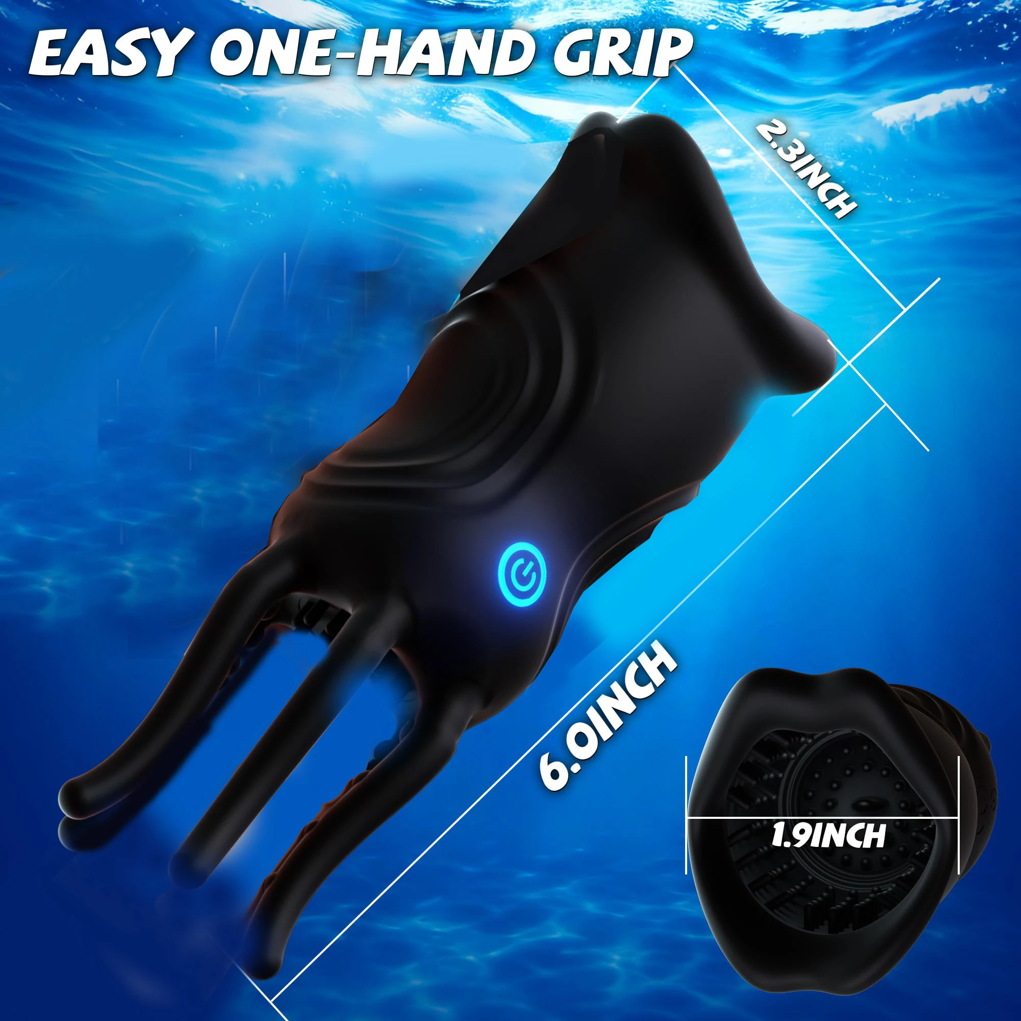 Men Penis Vibrator Male Masturbator Realistic Lips & Tentacle Stimulation Stroker 360° Blowjob Sex Machine for Penis Trainer image 6