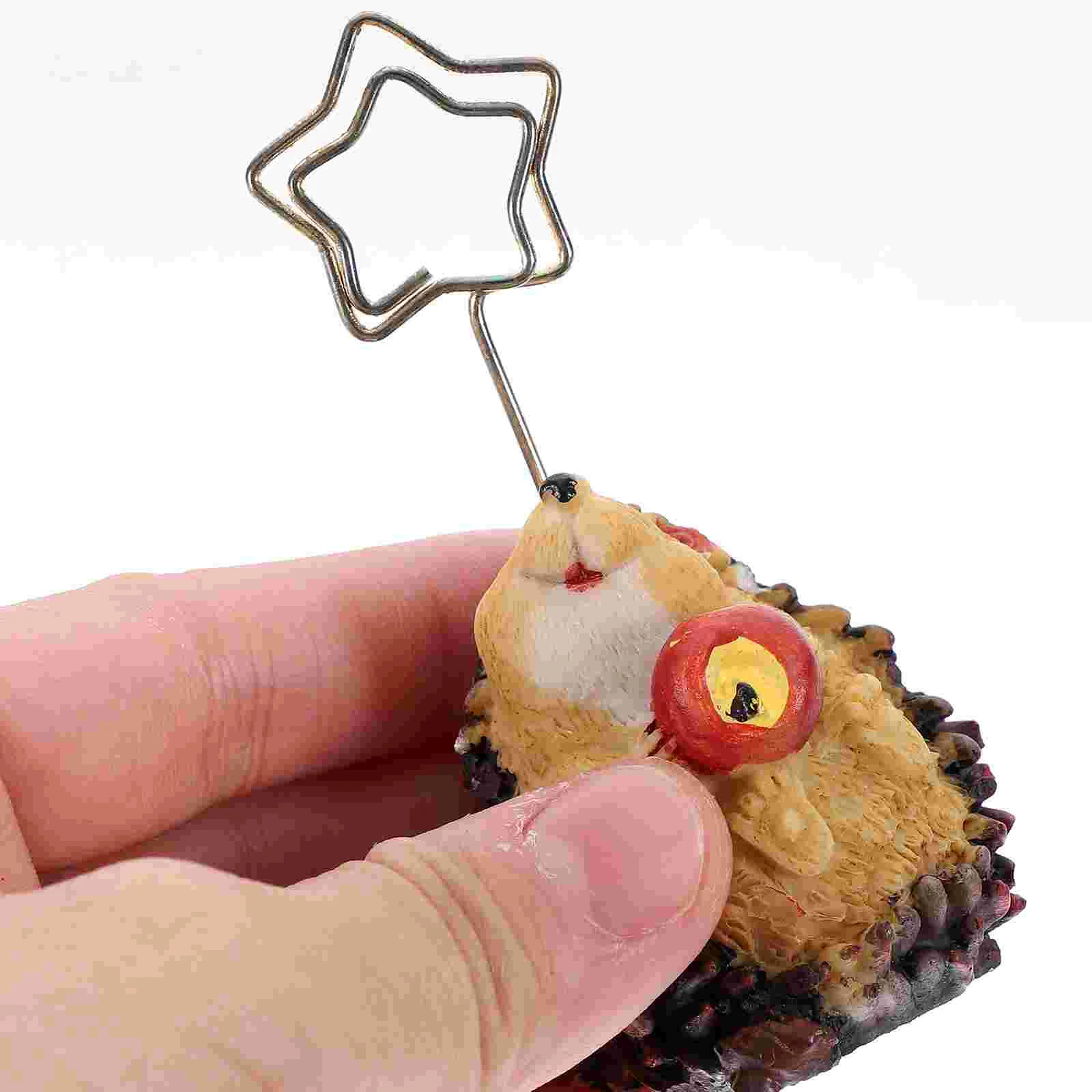 Little Hedgehog Notizhalter, Tischkartenhalter, Memo-Clip, The Animal Photo Number Business Display