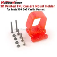 HappyModel Crux35 Crux35HD Micro Freestyle Drone Replacement 3D Printed TPU Camera Mount Holder for Insta360 Go2 Caddx Peanut