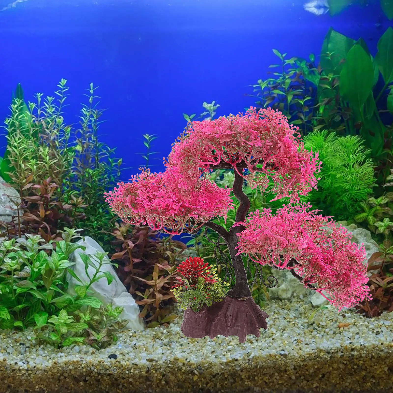 7 stuks kunstmatige aquariumpl - Aquarium Planted Fish Tank recensie en prijs