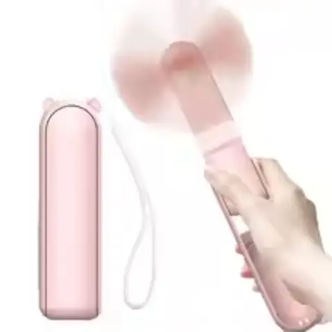 미니 휴대용 접이식 팬 휴대용 소형 포켓 캠핑 여행 편리한 충전식 3단 전동 팬 편리한 보조베터리