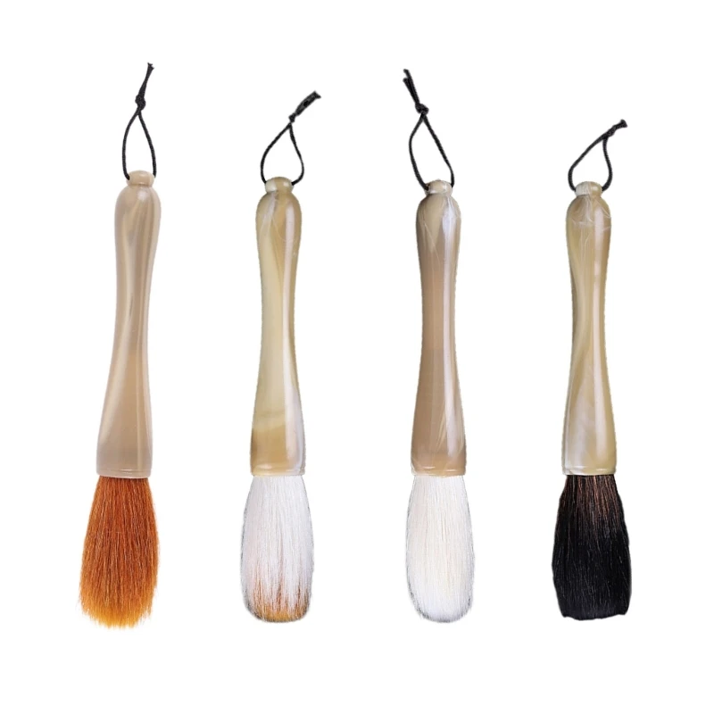 Funil-em forma de doninha escova de cabelo grande escova de escrita caligrafia chinesa urso escova de cabelo festival couplets escrita