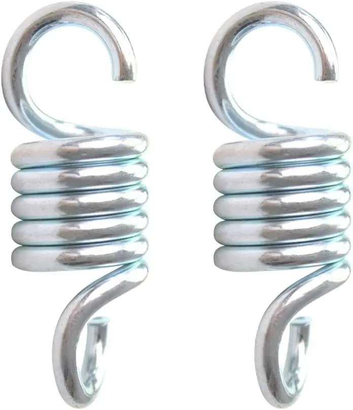 

Springs For Swings,770Lbs Acity,Hammo Chair Swing Spring Suspension Galvanized Cross Hook 2Pcs