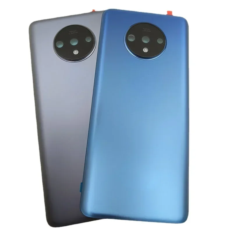 For Oneplus 7T Glass Battery Cover Rear  Panel Housing Case With Camera Lens