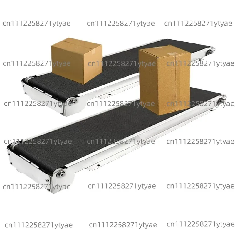 Mini Belt Conveyor 24V Stainless Steel Vending Machine Conveyor 460MM-552MM Track Cargo Lane Automatic Conveyor Belt