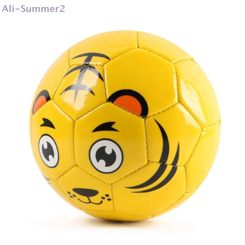 Kids Soccer Ball Mini Soccer Educational Toy Learning Portable Cartoon Animal Soft Ball For Practice Indoor Training Outdoor