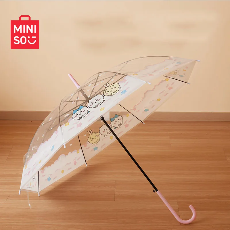 

MINISO Chiikawa Long-handled Umbrella Umbrella Dual-purpose Sunshade Sunscreen Umbrella