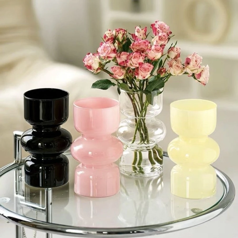 Europäische Retro Glas Vase Wasser Pflegende Blume Anordnung Container Desktop Esstisch Blume Anordnung Vase Dekoration