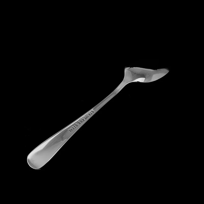 

Stainless Steel Coffee Spoon 8 Pcs Oval Mouth Spoons with Handle Reusable for Cafe Coffee Powder Making Stiring