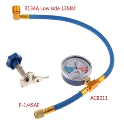 Universal r134a Gas Air Conditioning Refill R12 R22 R134a Refrigerant Gas Open Valve Car Air Conditioner Recharge Hose Gauge