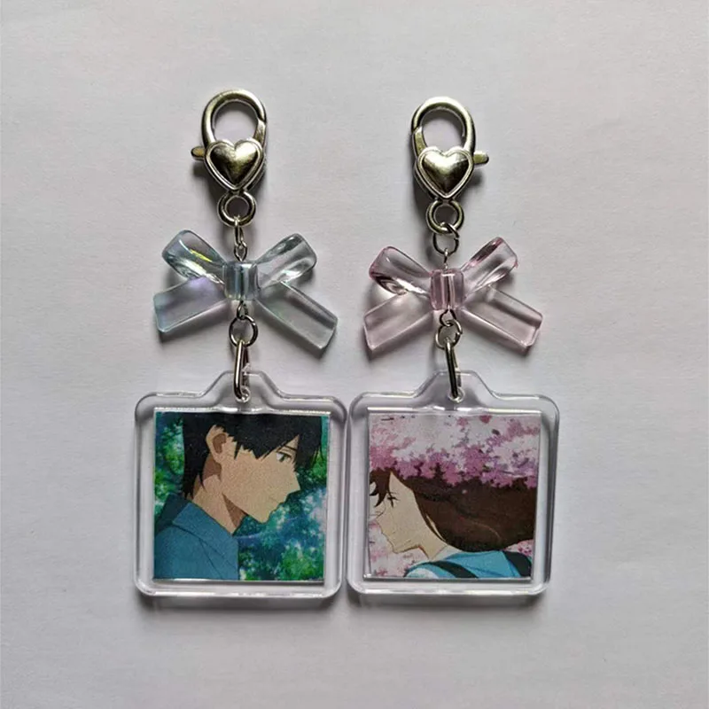 I Want to Eat Your Pancreas Anime Matching Couple Key Chain Y2k handmade