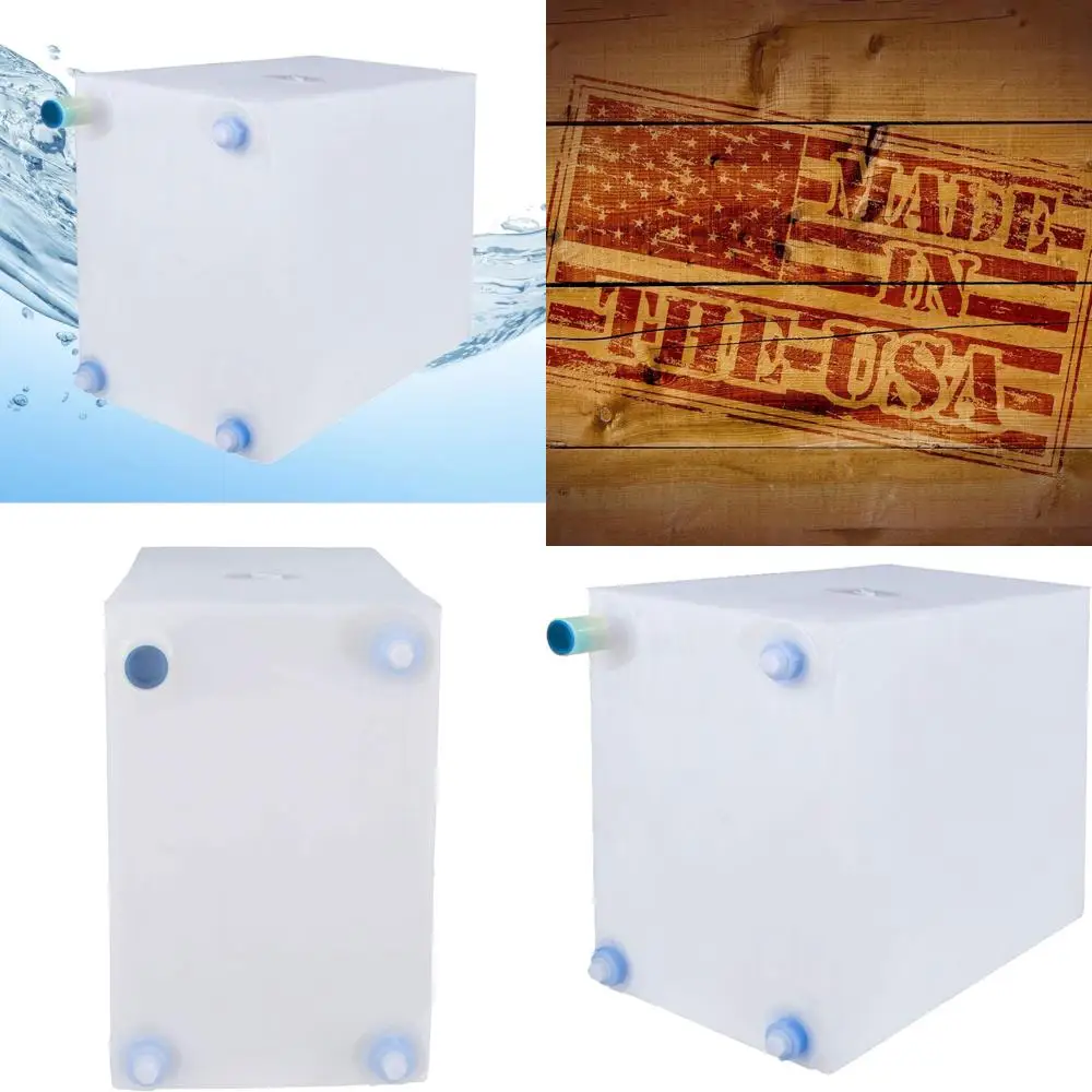 9 Gallon American-Made RV Fresh Water Tank, BPA-Free, 17x14x10, Ideal for Gray Water Storage