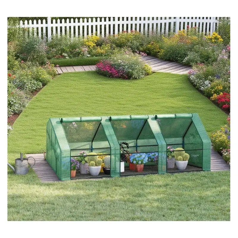 

Portable Mini Outdoor Greenhouse for Gardening - Compact Plant Nursery for Seedlings and Vegetables