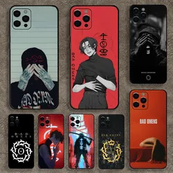 B-Band B-Bad Omens  Phone Case For Apple iPhone 15,14,13,12,11,Pro,X,XS,Max,XR,Plus,Mini Soft Black Cover