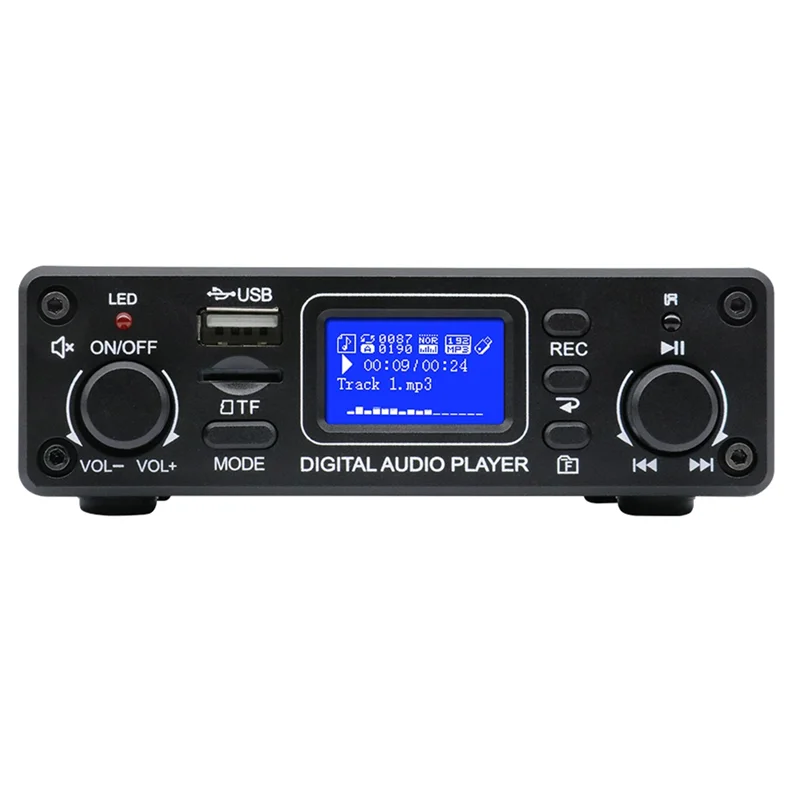 ABGI-LCD Lettore audio digitale portatile Lettore musicale di alta qualità Lettore audio digitale Lettore audio digitale con amplificatore