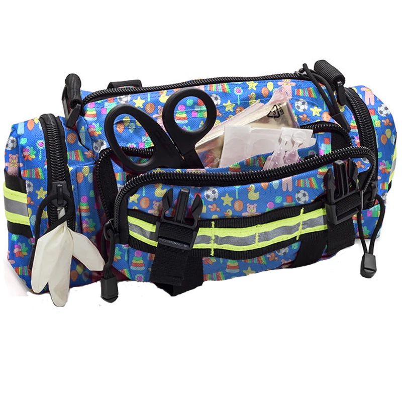 SAFETYMED First Responder Paramedic First Aid Fanny Pack trauma Emergency  Bag Only