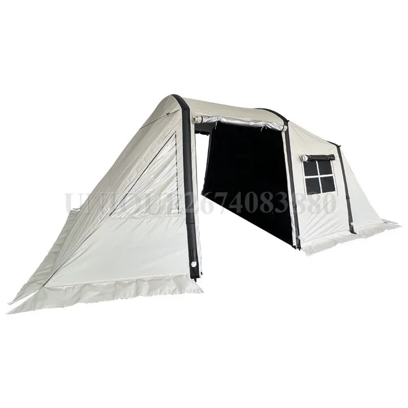 Light Luxury Inflatable Tent, Silver Thickened Oxford Cloth, Waterproof Shade, Camping Tent