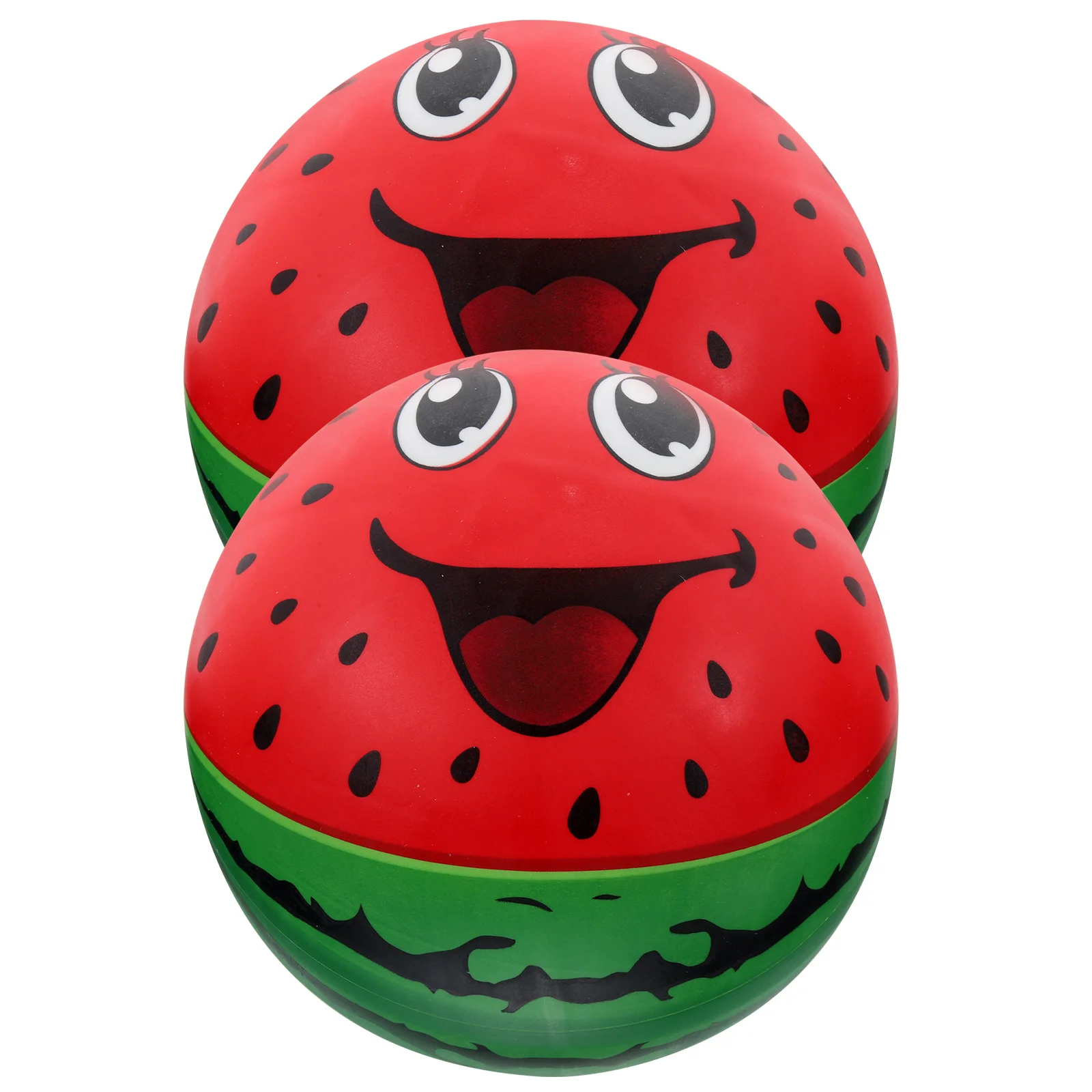 2 ballons de plage gonflables en forme de pastèque, jeu de rebond pour la fête de l'été, la natation, les activités de plein air, jeu décoratif