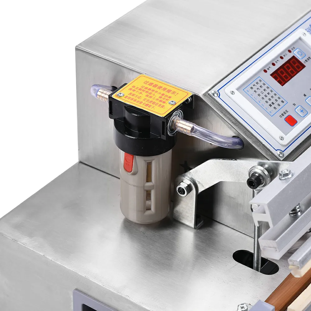 500ES آلة ختم الطعام عالية الكفاءة آلة تعبئة الفراغ الخارجية مع إدراج غاز النيتروجين #5