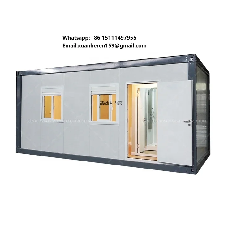 

Assembled Mobile Home Prefabricated Shed 20 Foot 40 Foot Homes Prefab Earthquake Proof Container Flat Pack House