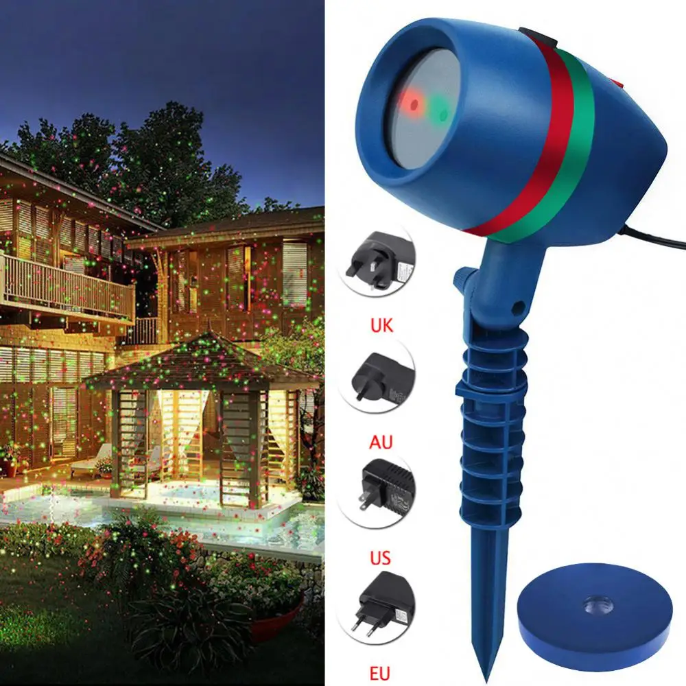 

Outdoor Stars Projection Lamp USB Laser Spotlight Christmas Lawn Lamps Laser Light Stage Lighting Effect Atmosphere Night Light