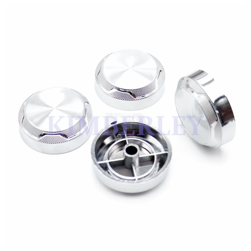 2PCS 40 X 12 Plastic Silver Knob Cap Potentiometer Knob Cap Power Amplifier Volume Knob Cap Electrical Equipment Cap