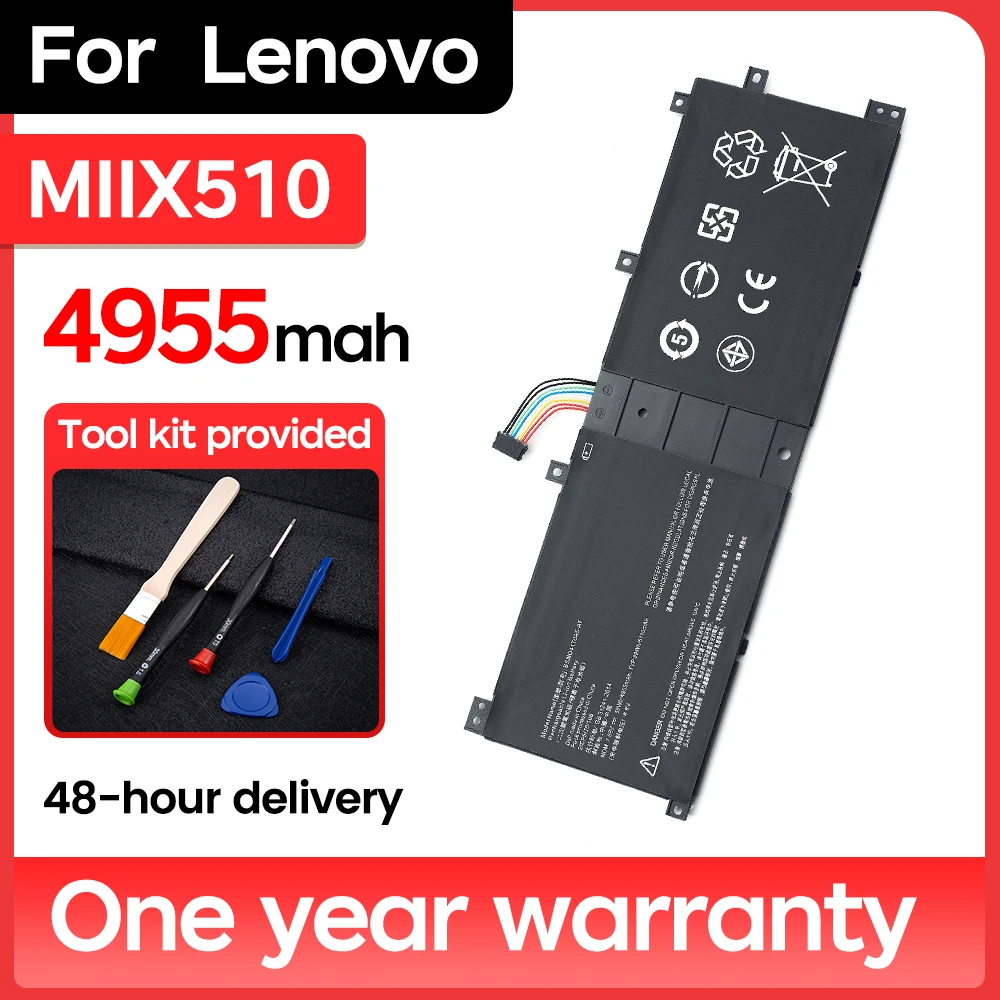 

BNN New MIIX510 Laptop Battery 510-12ISK Pro 520-12IKB for Lenovo IdeaPad BSNO4170A5-AT 5B10L68713 Battery