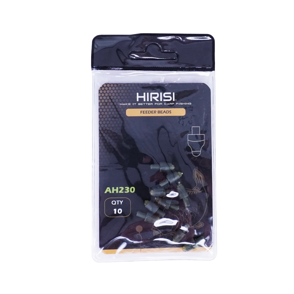 Hirisi 50Pcs Carp Fishing Inline Method Feeder Connectors Silicone Quick Change Bead Terminal Tackle Accessories AH230 view 5