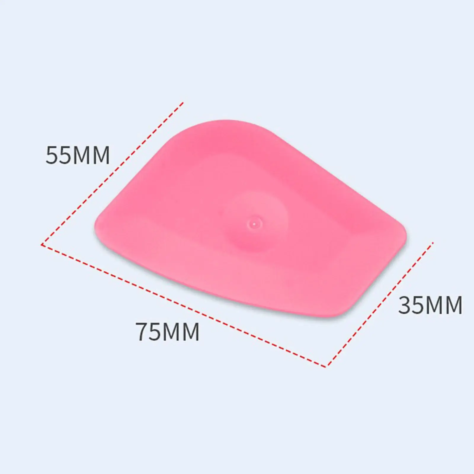 Vinyl Wrap Applicator Tool Compact Squeegee Pink Plastic for Car Stickers Window Tint Wrapping Install 3