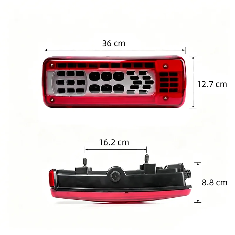 1PC 24V Tail Light Assembly For Volvo Truck FM Series Left/Right Taillight Original Hole Position Non-Destructive Installation - view 2