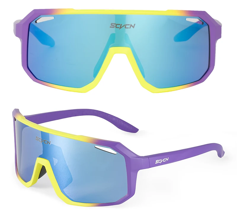 SCVCN Trendige Fahrradbrille, modische Sonnenbrille, MTB-Fahrradbrille, Campingbrille, UV400-Schutzbrille für Herren und Damen – Detail 11