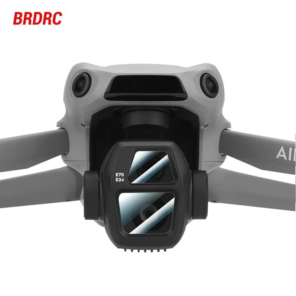 BRDRC 9H HD Tempered Glass For DJI Air 3S Lens Protector Tempered Film Anti-scrach Dustproof Protective Film Drone Accessories