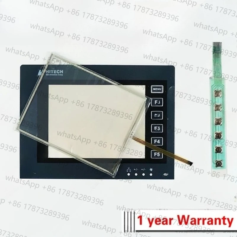 

Touch Panel Screen Glass Digitizer for HITECH PWS6620S-N PWS6620S-P PWS6620T-P PWS6620T-N Touchpad + Overlay + Membrane Keypad