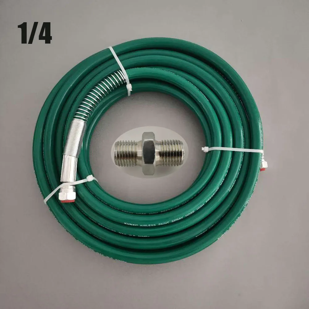 Multi Purpose New Fiber Ultra Flexible Spraying Machine Hose 0.5m~40m 1/4 inch Airless Spraying Hose 7250PSI